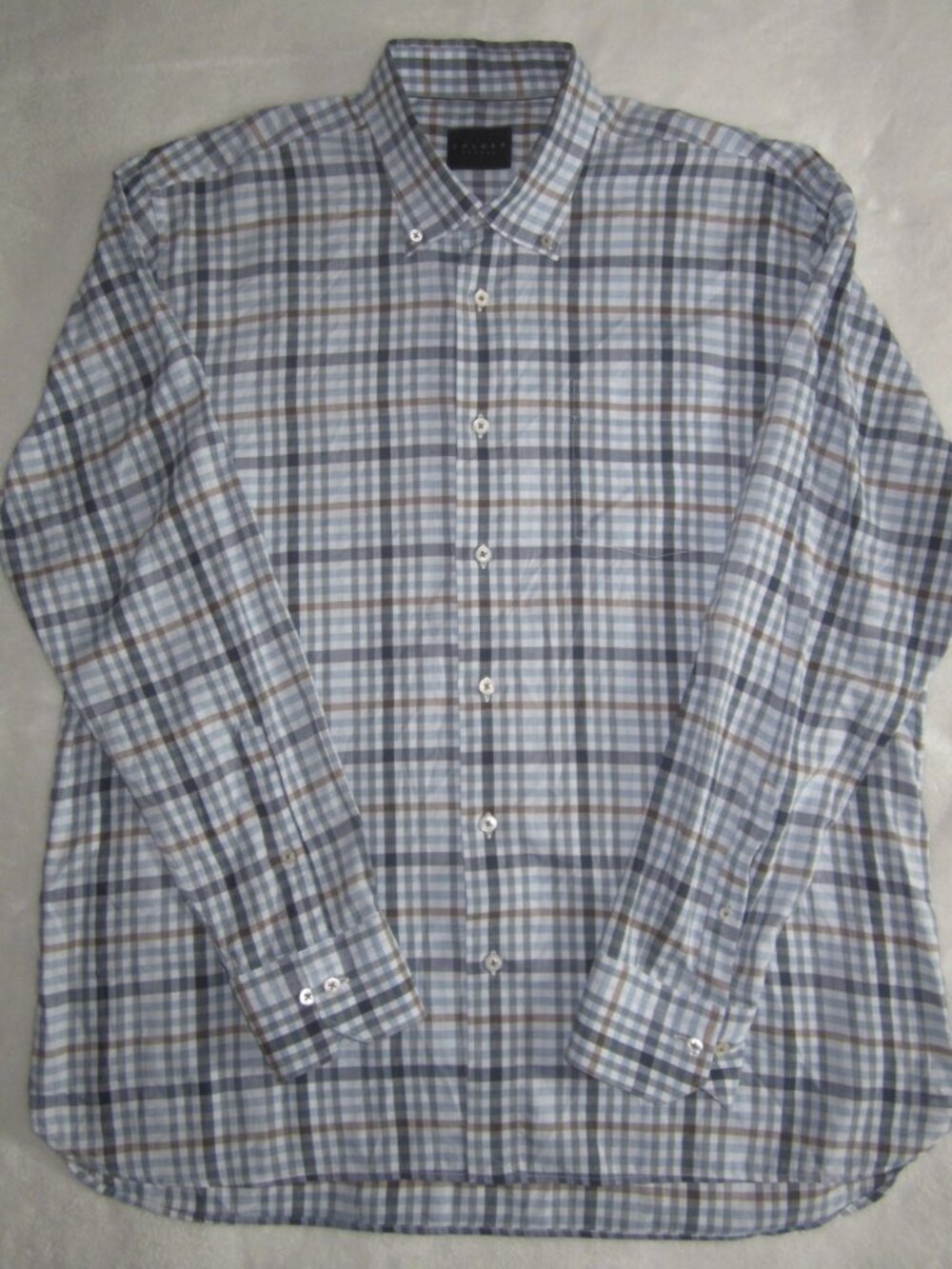 CALDER CARMEL Limited Edition 1/250 Flonbo Luxury Melange Plaid Shirt Men’s XL